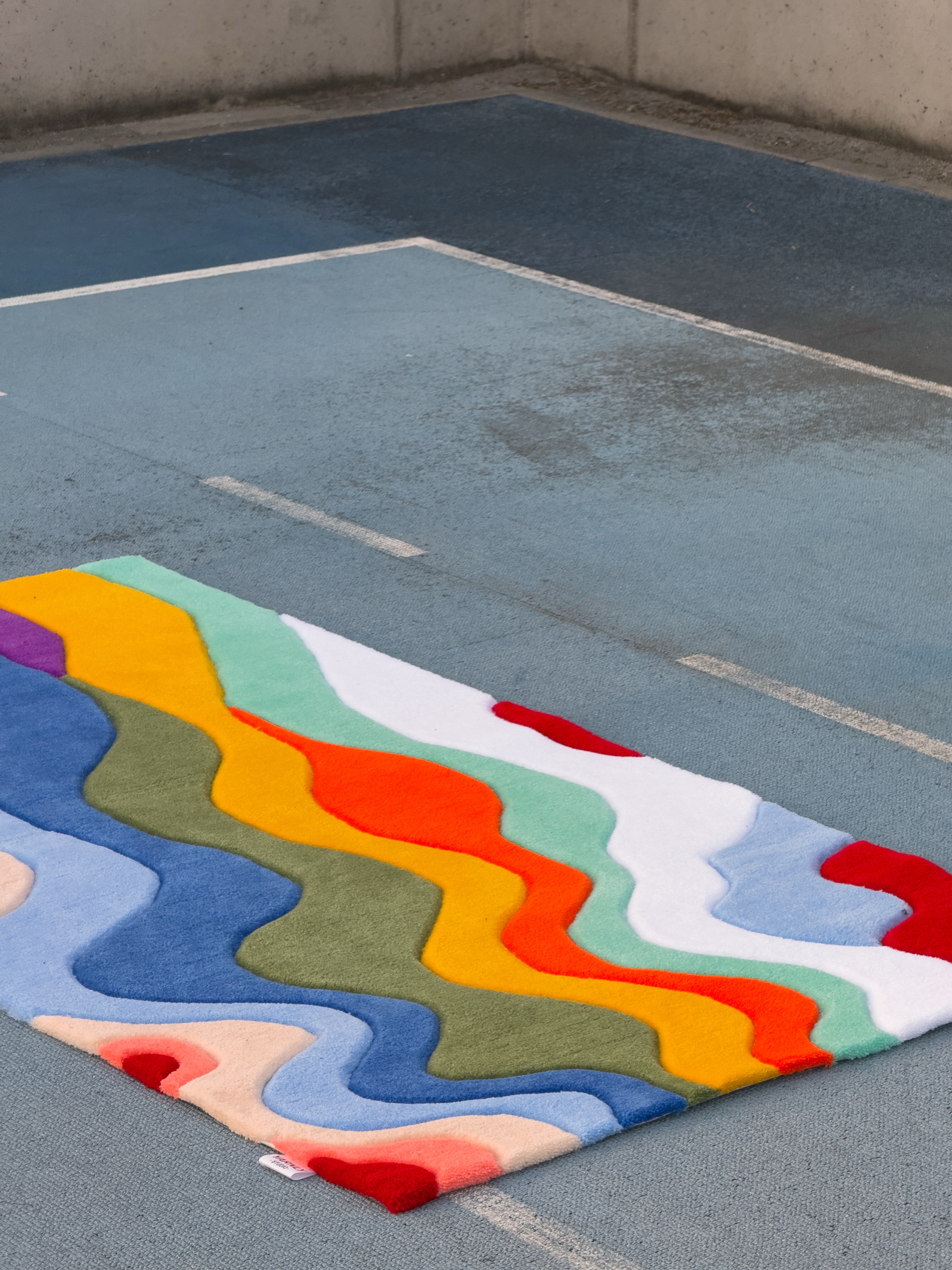 Dywan tuftowany — realizacja